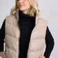 Ellen OS Leather Vest - Reversible