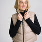 Ellen OS Leather Vest - Reversible