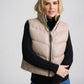 Ellen OS Leather Vest - Reversible