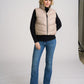 Ellen OS Leather Vest - Reversible