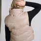 Ellen OS Leather Vest - Reversible