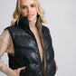 Ellen OS Leather Vest - Reversible