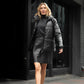 Evia CF Leather Jacket, Black