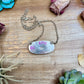 102 - Sterling Silver Ribbon Easter Blue Turquoise Bar Necklace by Jason Ogg