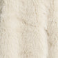 LONDON FLARE CREAM FAUX FUR CROP JACKET