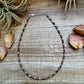 14-Inch Sterling Silver Torpedo & Spiny Oyster Heishi Choker