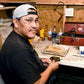 Garrison Boyd working on jewelry