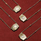 SpurWest Ultra Mini Belt Buckle Necklace - Gold (Initial)