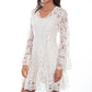 HC557-IVO White Lace Dress