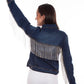 HC792-DEN denim jacket with fringe detail, preview
