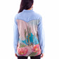 HC901-DEN-BK denim shirt with desert scene back.