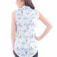 HC935-WHT-BK sleeveless cactus shirt