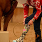Cowgirl adjusting sock with animal print