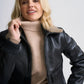 Hiver CF Leather Jacket by Mauritius in Black