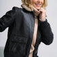 Hiver CF Leather Jacket by Mauritius in Black