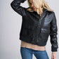 Hiver CF Leather Jacket by Mauritius in Black