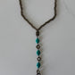 Turquoise Y Necklace by Amy Kaplan