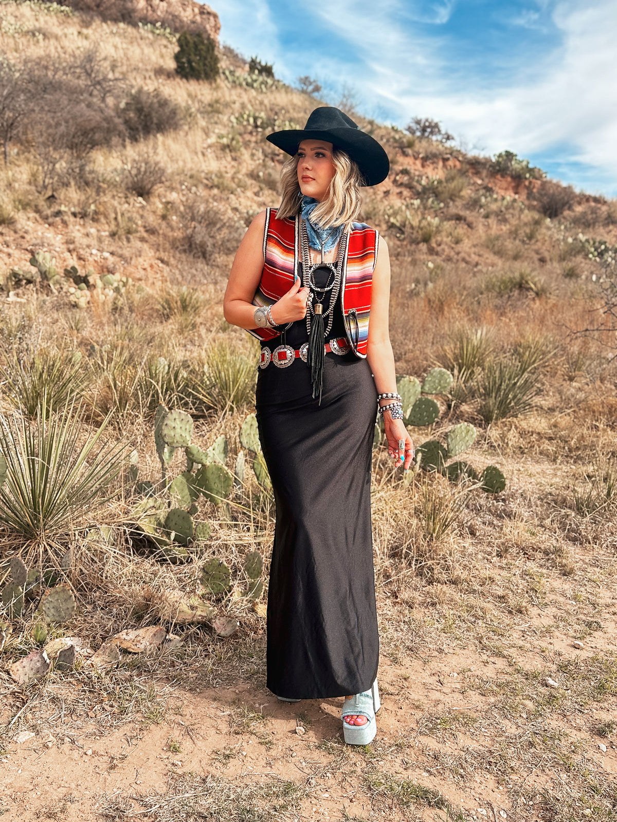 Sandra Serape  Vest by Silverado