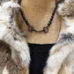 Gunmetal and Leather Horse Bit Necklace by Amy Kaplan