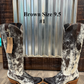 Kendra Brown Cowhide Tall  Boots | Pelo Granizo by Liberty Black