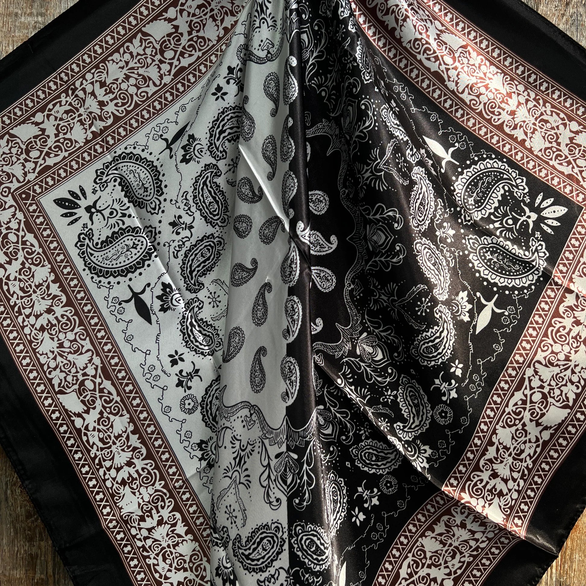 Paisley print scarf, IMG_4658
