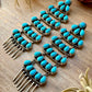 Sterling Silver Kingman Turquoise Dangle Earrings – 5 Inch Statement Design – Native Made by Geraldine James – Navajo Handmade
