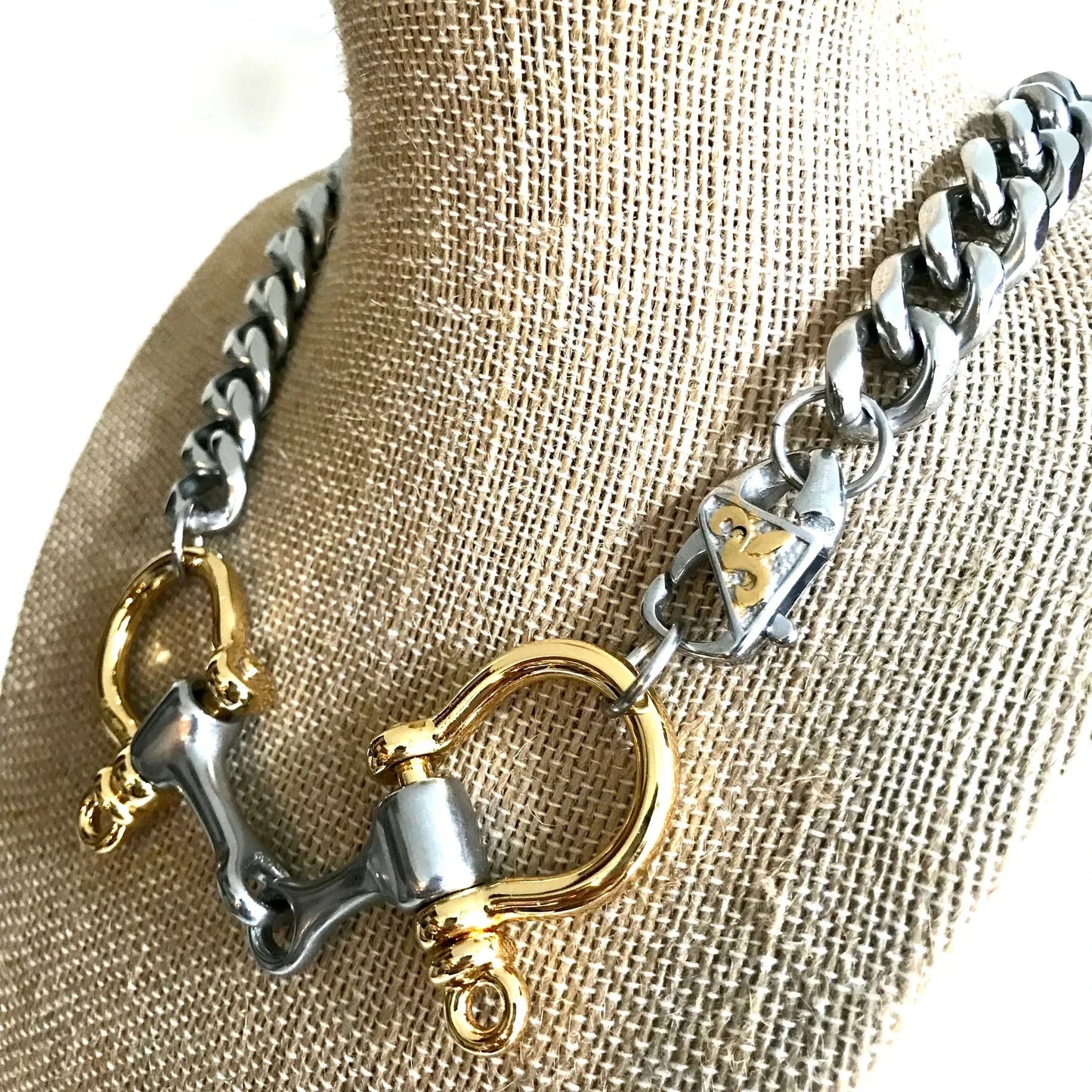 Dorada Bit Necklace Silver by AtelierCG