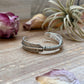 Sterling Silver Hudson Feather Cuff – Fits 5.5” Wrist – Handmade by Artist Jason Ogg