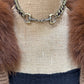 Brass and Leather Horse Bit Necklace by Amy Kaplan