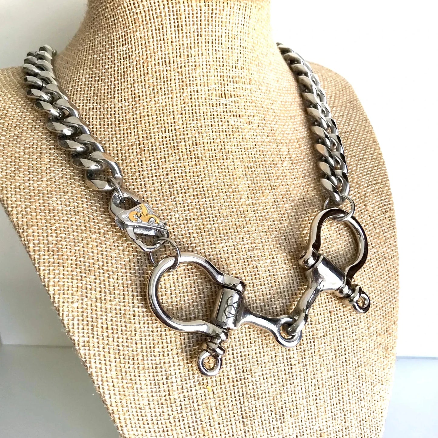 Dorada Bit Necklace Silver by AtelierCG
