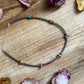 Sterling Silver Pearl Necklace with Orange Spiny Oyster & Sleeping Beauty Turquoise Chips – 14.5”