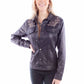 L1121-11 Embroidered Leather Jacket