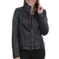 Black leather jacket preview