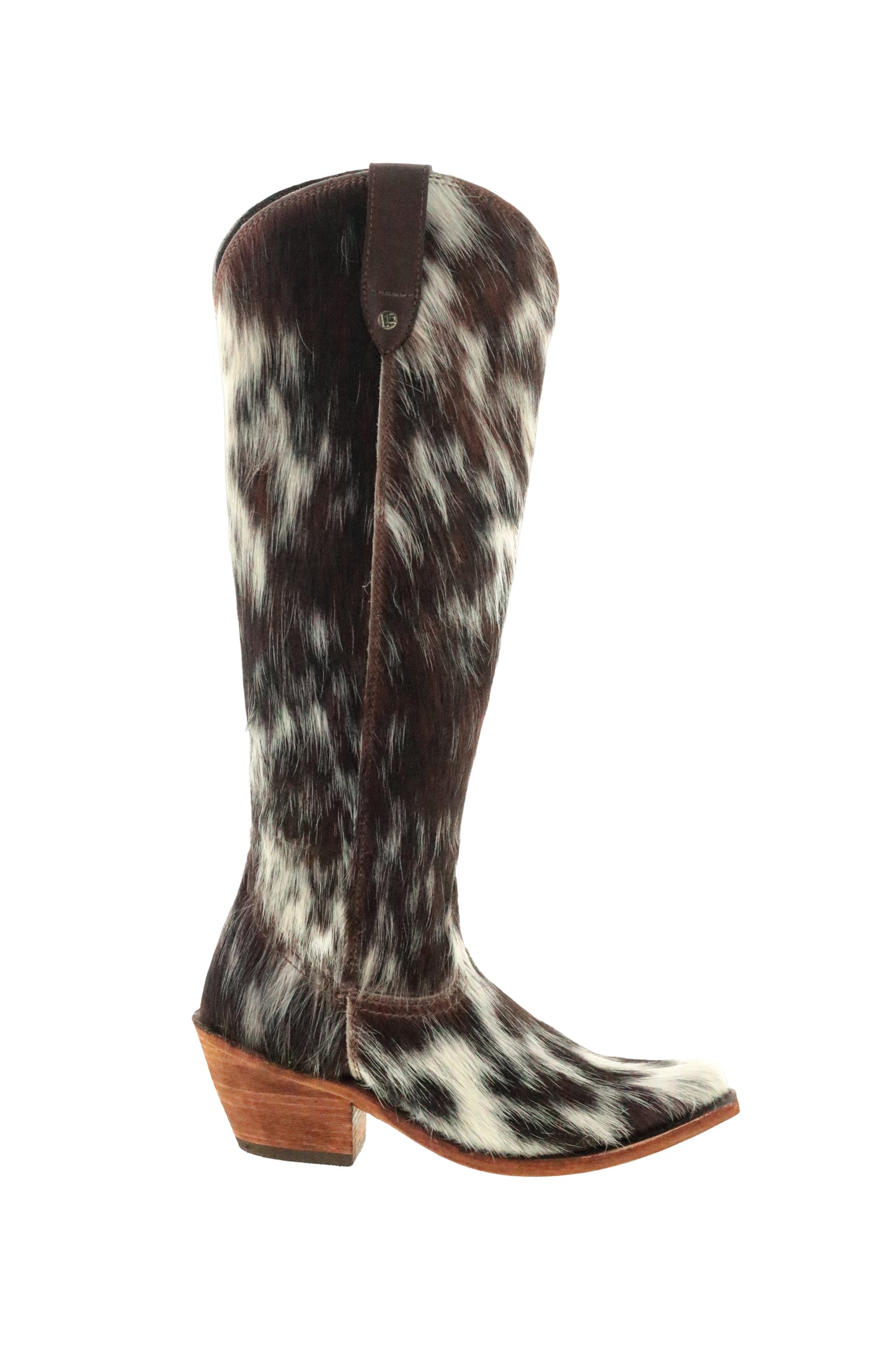 Kendra Brown Cowhide Tall  Boots | Pelo Granizo by Liberty Black