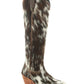 Kendra Brown Cowhide Tall  Boots | Pelo Granizo by Liberty Black