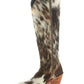 Kendra Brown Cowhide Tall  Boots | Pelo Granizo by Liberty Black