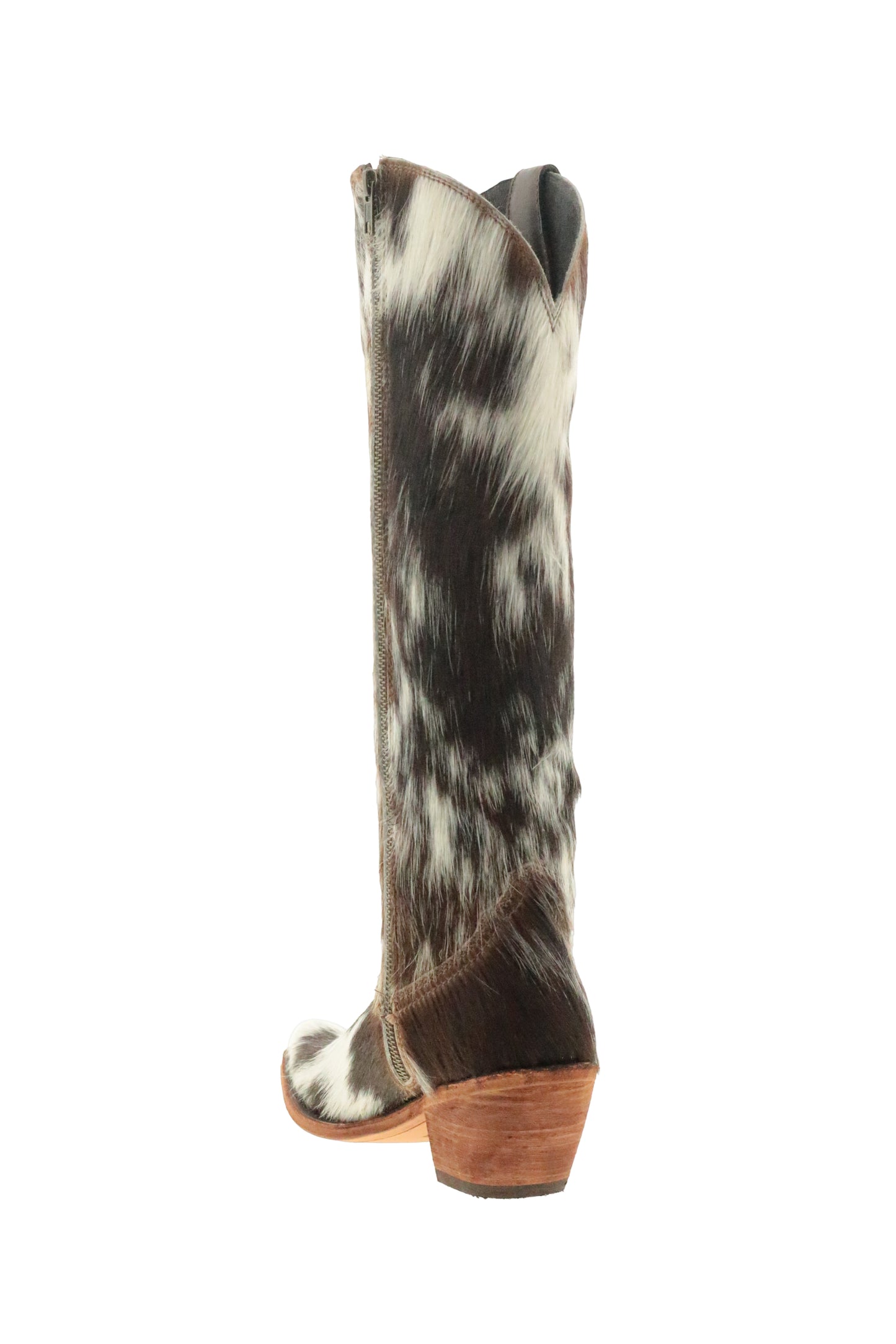 Kendra Brown Cowhide Tall  Boots | Pelo Granizo by Liberty Black
