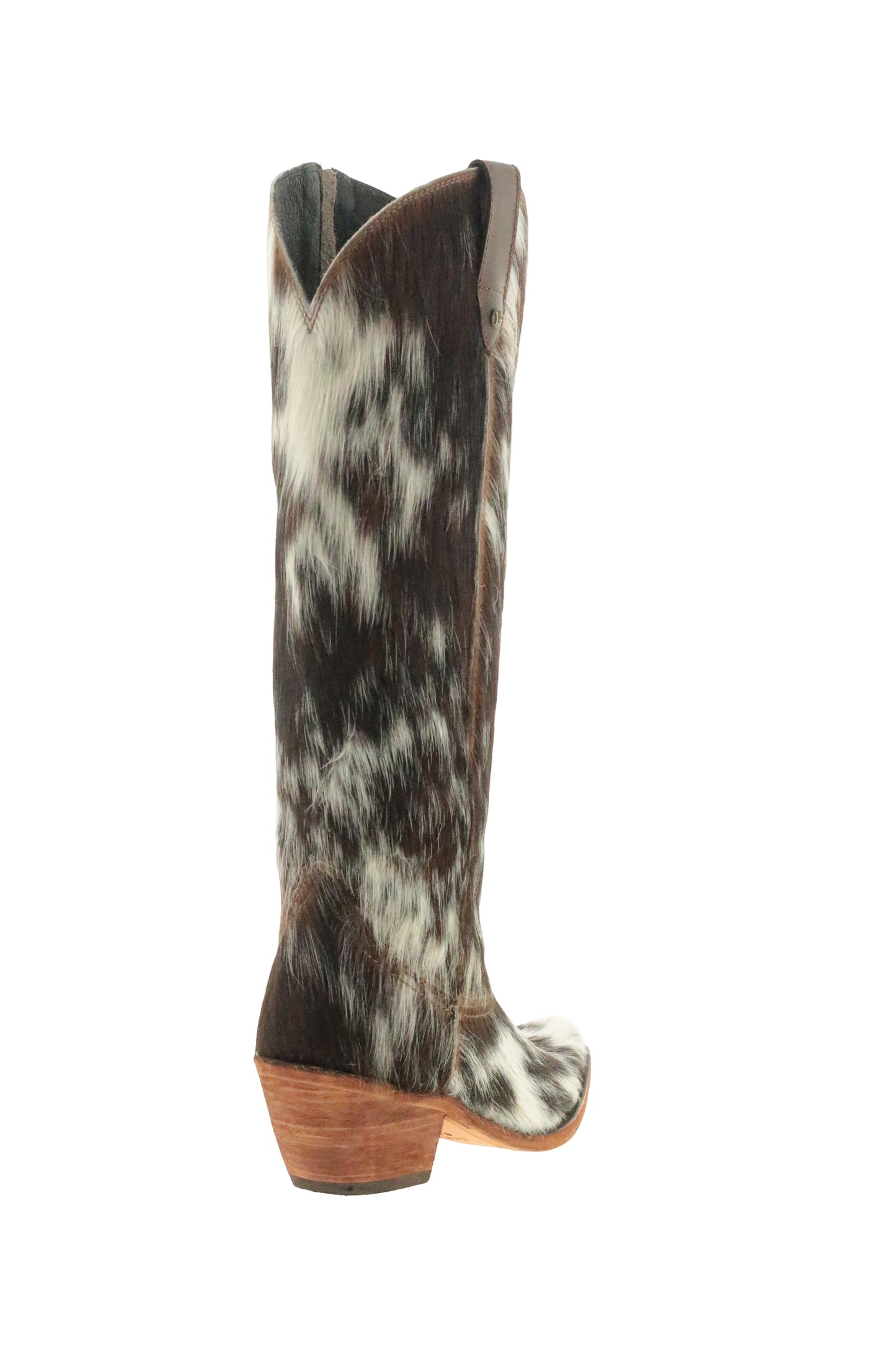 Kendra Brown Cowhide Tall  Boots | Pelo Granizo by Liberty Black