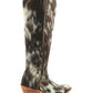 Kendra Brown Cowhide Tall  Boots | Pelo Granizo by Liberty Black