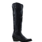 Mina Mossil Negro Cowgirl Boots by Liberty Black