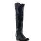 Mina Mossil Negro Cowgirl Boots by Liberty Black