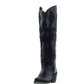 Mina Mossil Negro Cowgirl Boots by Liberty Black