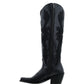 Mina Mossil Negro Cowgirl Boots by Liberty Black