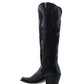 Mina Mossil Negro Cowgirl Boots by Liberty Black