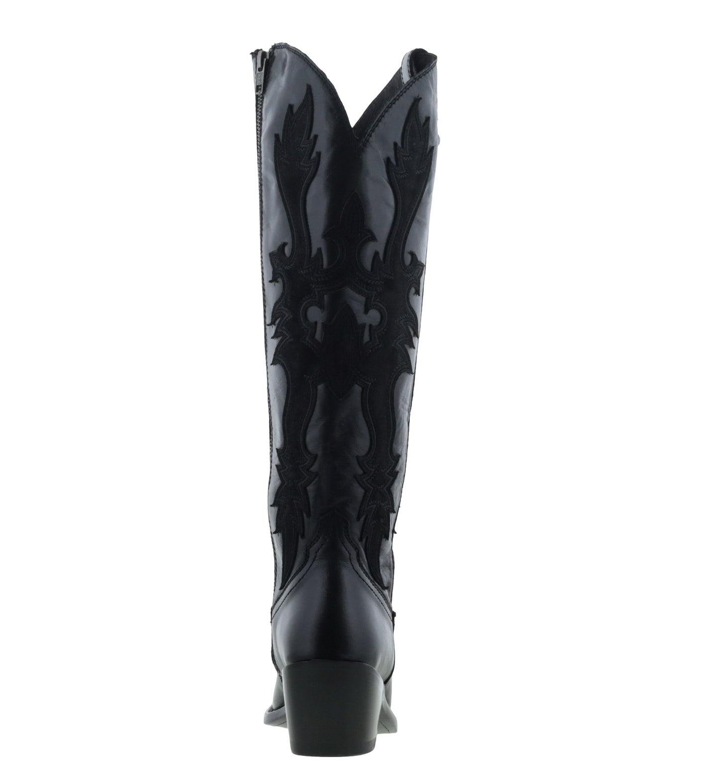 Mina Mossil Negro Cowgirl Boots by Liberty Black