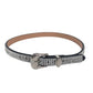 Luna Hatband Clear belt with rhinestones