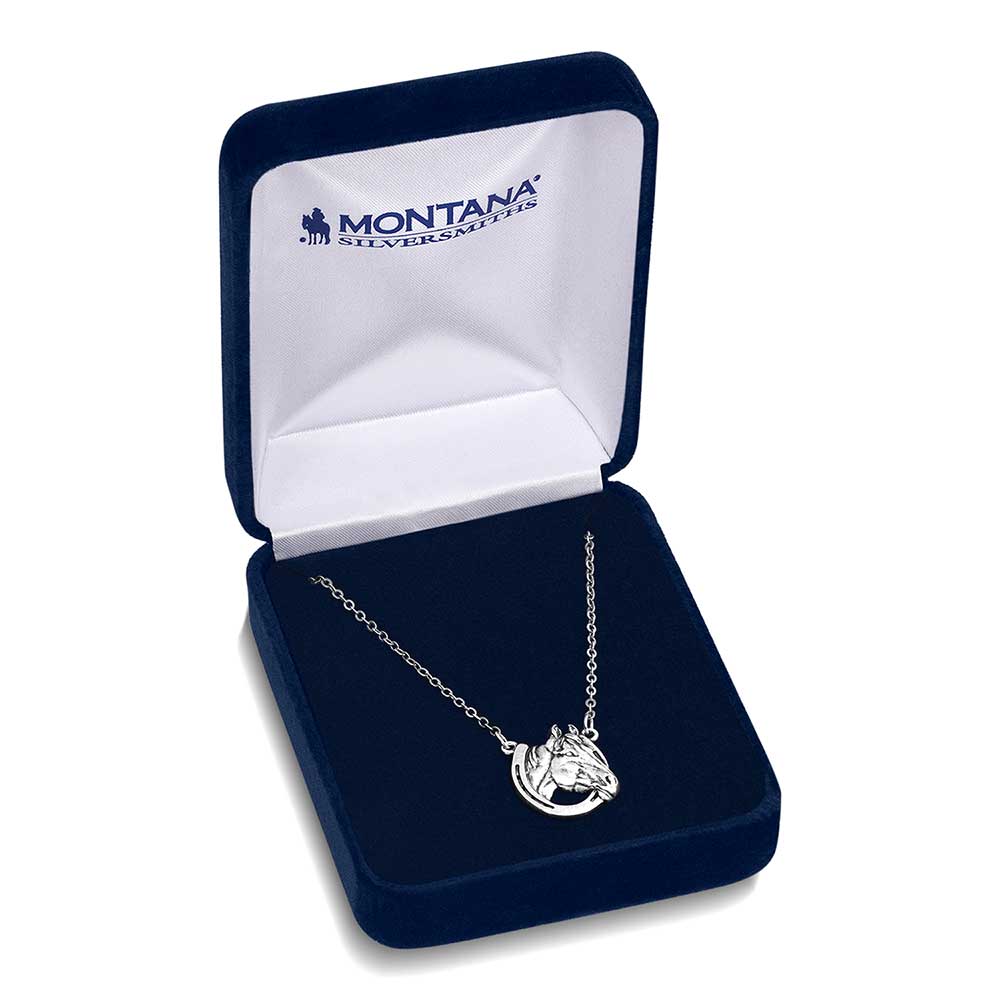 NC5881 Horse Head Necklace in Box