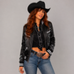 H Bar C Odessa Tour Jacket in Black