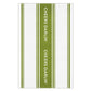 Green striped Cheers Darlin' towel