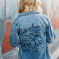 Girl in Cowboy Denim Shirt